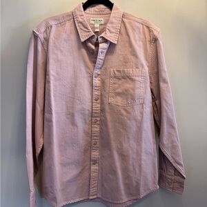 Arizona Jean Company Pink Casual Button Down Shirt